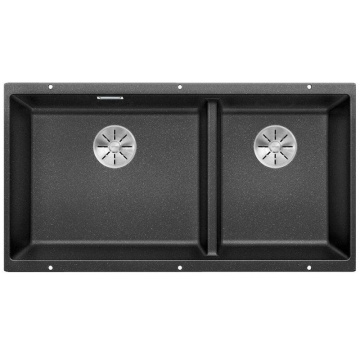 Кухонная мойка Blanco Subline 480/320-U Silgranit InFino Anthracite 523584