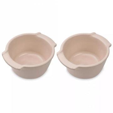 2 формы для запекания Peugeot Appolia Duo de ramequins en c&eacute;ramique &eacute;cru 61869