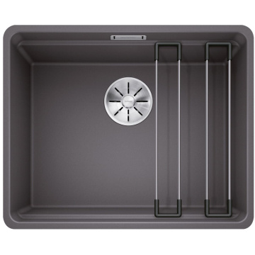Кухонная мойка Blanco Etagon 500-F Silgranit Rock Grey 526344