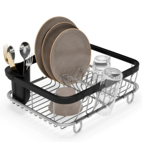 Сушилка для посуды Umbra Sinkin Multi Use Dish Rack Black-Nickel 1004292-047
