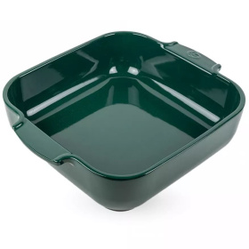 Форма для запекания Peugeot Appolia Plat four céramique carré vert forêt 62125
