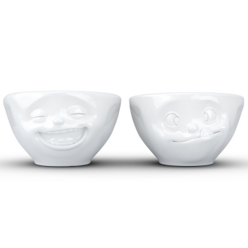 Набор порционных салатников Tassen Small bowls set no. 3 Laughing & Tasty in white 01.25.01