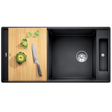 Кухонная мойка Blanco Axia III XL 6S-F Silgranit InFino Anthracite 523520