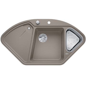 Кухонная мойка Blanco Delta II Silgranit InFino Tartufo 523666