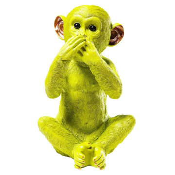 Копилка KARE Spardose Monkey Iwazaru Grün 60794