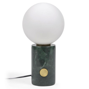 Настольная лампа La Forma Lonela Green Marble Table Lamp LF-115653