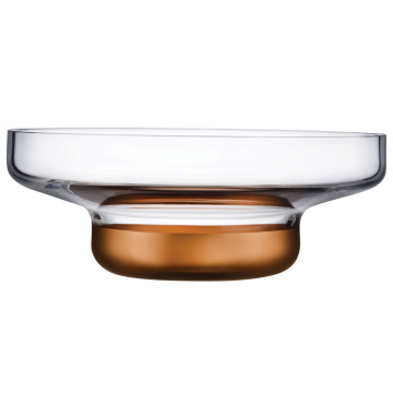 Чаша для закусок и соусов Nude Glass Contour Bowl Wide Copper 1075297