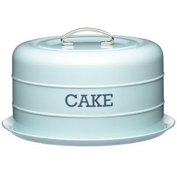 Блюдо для торта KitchenCraft Living Nostalgia Vintage Blue Cake Storage Tin LNCTBLU