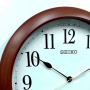 Настенные часы Seiko Quartz Wall Clock QXA598BN. фото 4