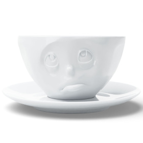Чашка с блюдцем Tassen Coffee cup Oh Please! White 01.44.01