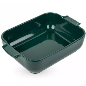 Форма для запекания Peugeot Appolia Plat four céramique rectangle vert forêt 62095