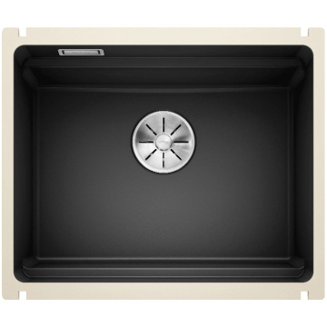Кухонная мойка Blanco Etagon 500-U Ceramic PuraPlus Black 525155