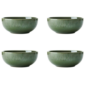 4 порционных салатника KitchenCraft Mikasa Jardin Green Cereal Bowls Set MKJDBOWLPK4