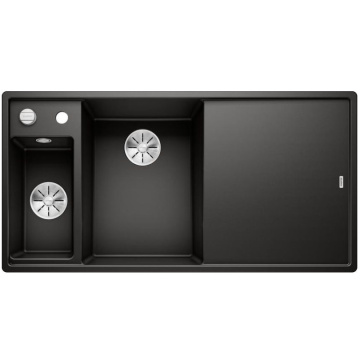 Кухонная мойка Blanco Axia III 6S Silgranit InFino Black 525848