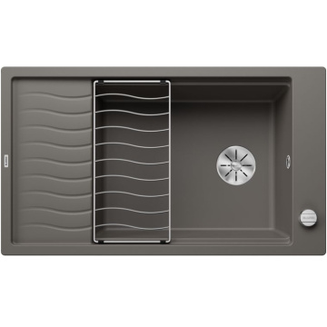 Кухонная мойка Blanco Elon XL 8 S Silgranit InFino Volcano Grey 527256