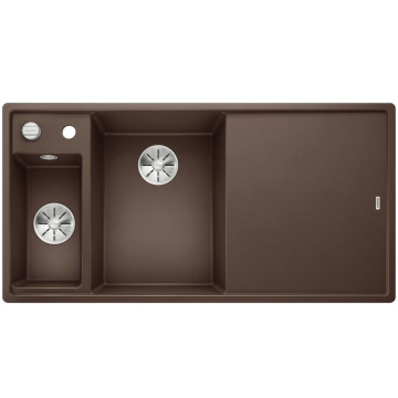 Кухонная мойка Blanco Axia III 6S Silgranit InFino Coffee 524652