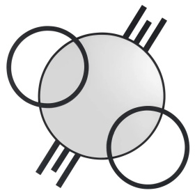 Зеркало KARE Wandspiegel Triple Circle 87604