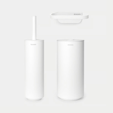 Набор для туалетной комнаты Brabantia MindSet Toilet Accessory Set Mineral Fresh White 303920