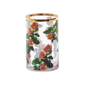 Ваза Seletti Glass Vase Roses Cylindrical Small 14163