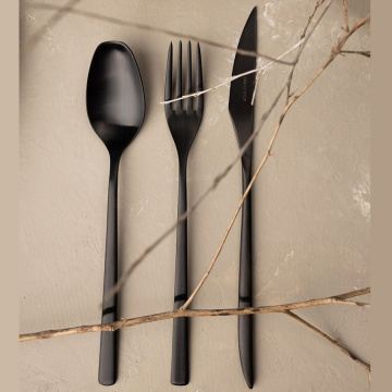 Набор столовых приборов Belo Inox Obelisko Black Cutlery Set ОВКТМВ