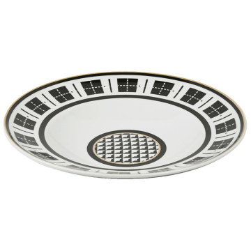 Тарелка для пасты Baci Milano Optical Gourmet Pasta Plate GPL1.OPT01