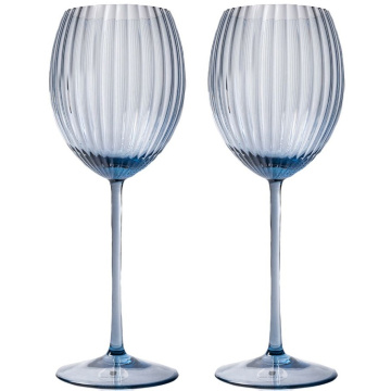 2 бокала для белого вина Anna Von Lipa Lyon White Wine Blue Smoke Set AVL-620-7