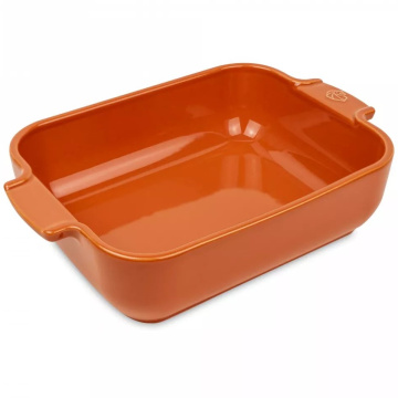 Форма для запекания Peugeot Appolia Plat four c&eacute;ramique rectangle terracotta 61074
