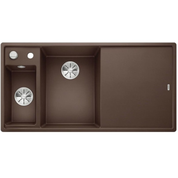 Кухонная мойка Blanco Axia III 6S Silgranit InFino Coffee 524662