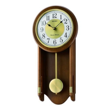 Настенные часы с маятником Seiko Quartz Wall Clock QXH073BN
