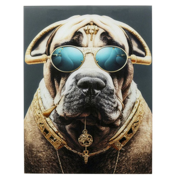 Картина KARE Glasbild Fashion Dog 57008
