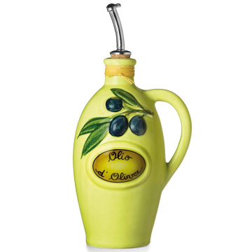 Бутылка для масла Nuova Cer Oliera ceramica verde mela 7750-VML