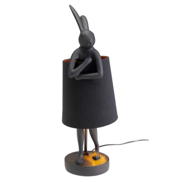 Настольная лампа KARE Tischleuchte Animal Rabbit Matt Schwarz 55797