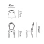 Обеденный стул Moooi Smoke Dining Chair MOSMKEDB. фото 6