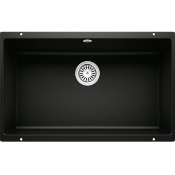 Кухонная мойка Blanco Rotan 700-U Silgranit Black 526099