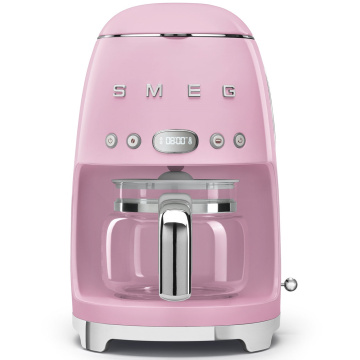 Кофеварка капельная Smeg Macchina da Caffè Filtro 50's Style Rosa DCF02PKEU