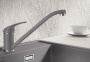 Кухонный смеситель Blanco Daras Silgranit-Look Anthracite 524180. фото 2