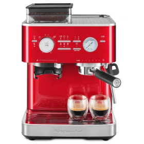 Кофеварка KitchenAid Semi Automatic Espresso Machine with Burr Grinder Candy Apple Red KES6551CA