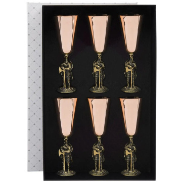 6 рюмок для водки Кольчугинский Мельхиор KM108280