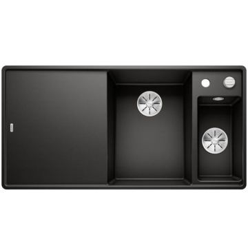 Кухонная мойка Blanco Axia III 6S-F Silgranit InFino Black 525854