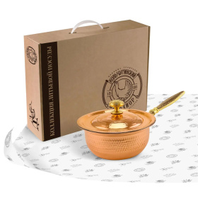 Ковш с крышкой Кольчугинский Мельхиор KM111736