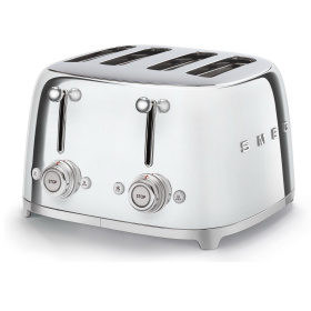 Тостер Smeg Tostapane 50's Style 4 fette Acciaio TSF03SSEU