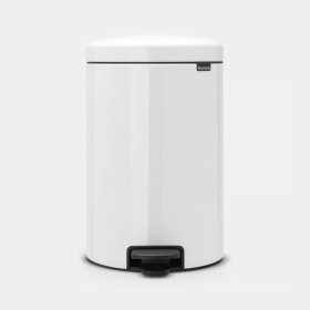 Ведро для мусора Brabantia NewIcon Pedal Bin White with Metal Inner Bucket 114243