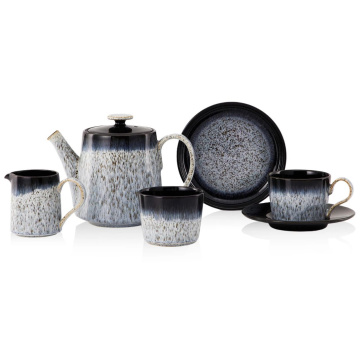 Чайный сервиз Denby Halo Straight Sided Teaset 199014009-Tea set 6/21