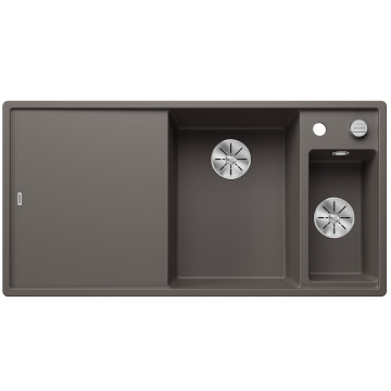 Кухонная мойка Blanco Axia III 6S Silgranit InFino Volcano Grey 527229