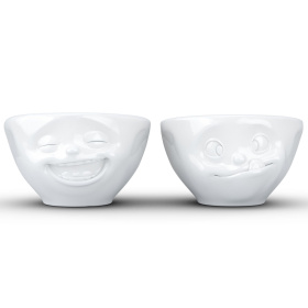Набор порционных салатников Tassen Small bowls set no. 3 Laughing & Tasty in white 01.25.01