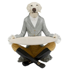 Мелочница KARE Deko Figur Gentleman Dog Tray 56916