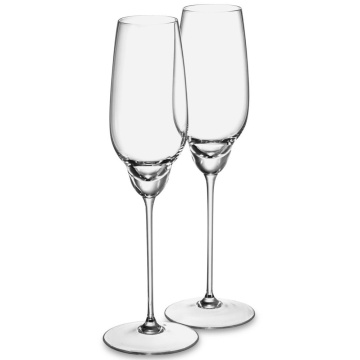 2 бокала для шампанского Klimchi Shadows Champagne Glass Cloudless Clear Set 25143/240-01/00