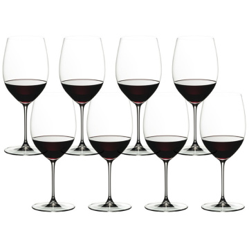8 бокалов для красного вина RIEDEL Veritas Cabernet/Merlot Pay 6 Get 8 Set 7449/0
