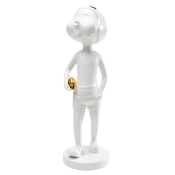 Фигурка KARE Deko Figur Ball Girl Wei&szlig; 55049