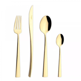 Набор столовых приборов Cutipol Duna Matte Brushed Champagne DU.006.CH